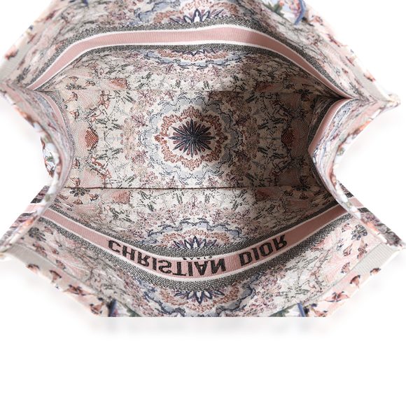 Dior Multicolor Embroidery KaleiDiorscopic Large Book Tote - Picture 4 of 7